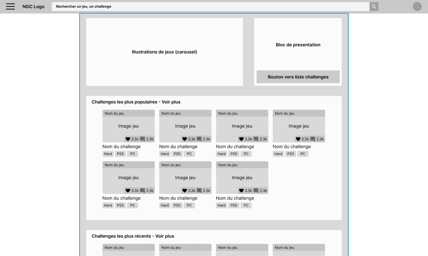 New Gamer Challenges